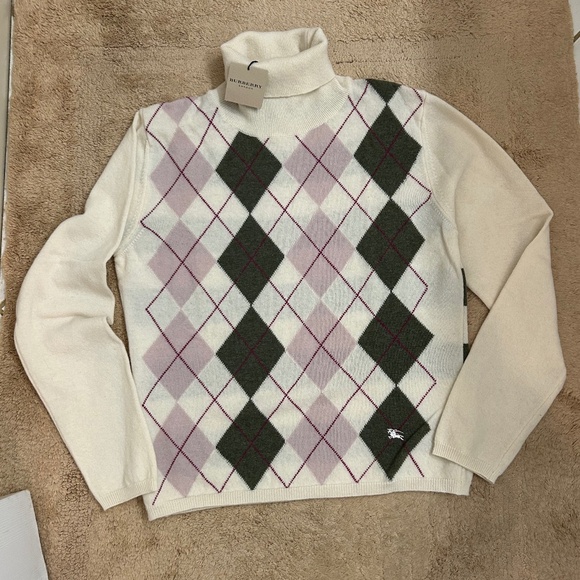 Nwt Burberry merino turtleneck sweater L - Picture 3 of 7
